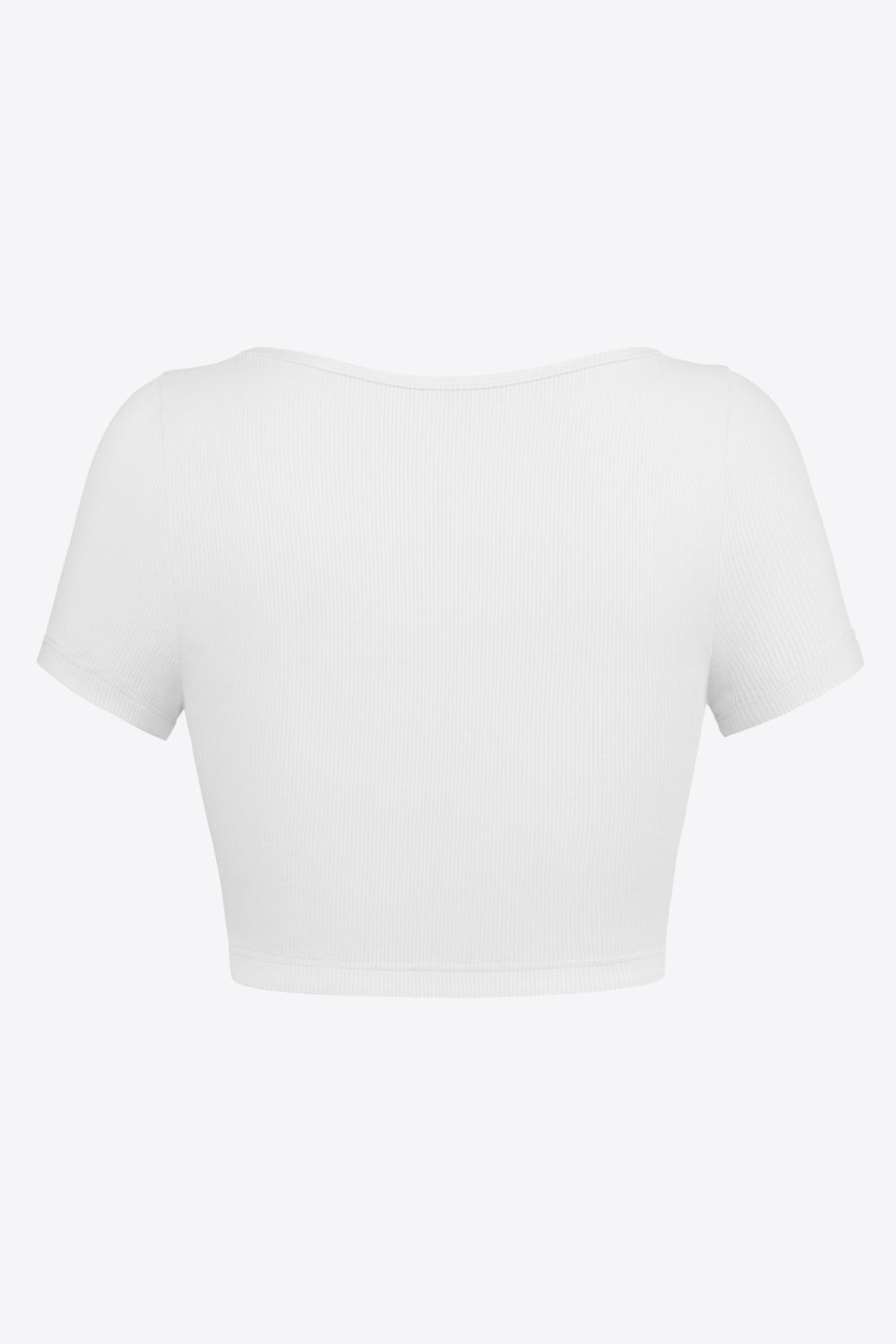 Square Neck Ribbed Crop Top - Women’s Clothing & Accessories - Shirts & Tops - 9 - 2024