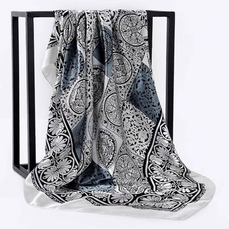 Women’s Square Silk Scarf - 14 / 90 x 90 cm / 35.43 x 35.43 inch - Women’s Clothing & Accessories - Scarves - 44 - 2024