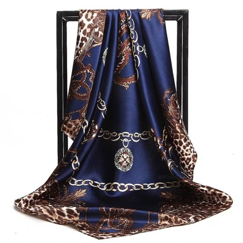 Women’s Square Silk Scarf - 43 / 90 x 90 cm / 35.43 x 35.43 inch - Women’s Clothing & Accessories - Scarves - 79 - 2024