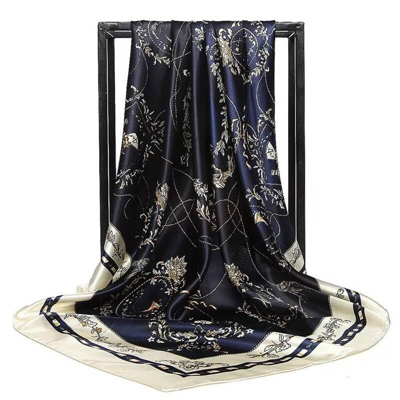 Women’s Square Silk Scarf - 51 / 90 x 90 cm / 35.43 x 35.43 inch - Women’s Clothing & Accessories - Scarves - 71 - 2024