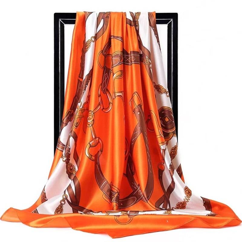 Women’s Square Silk Scarf - 55 / 90 x 90 cm / 35.43 x 35.43 inch - Women’s Clothing & Accessories - Scarves - 67 - 2024