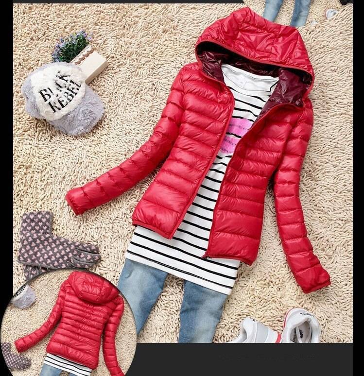 Stand Collar Hooded Winter Jacket - Women’s Clothing & Accessories - Shirts & Tops - 8 - 2024
