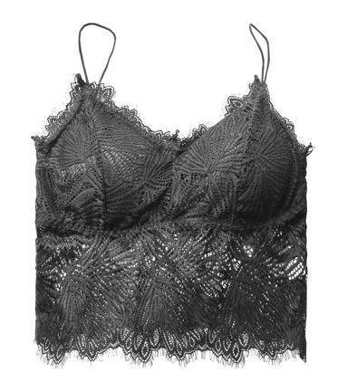 Strap Lace Bra - Gray / One Size - Women’s Clothing & Accessories - Bras - 23 - 2024