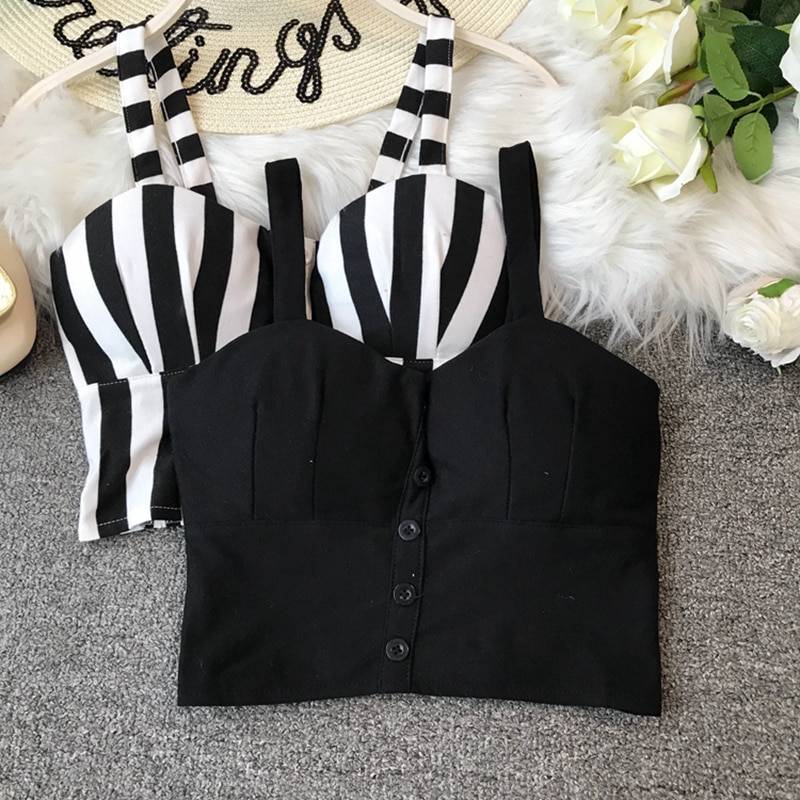 Striped Crop Top - Women’s Clothing & Accessories - Clothing - 9 - 2024