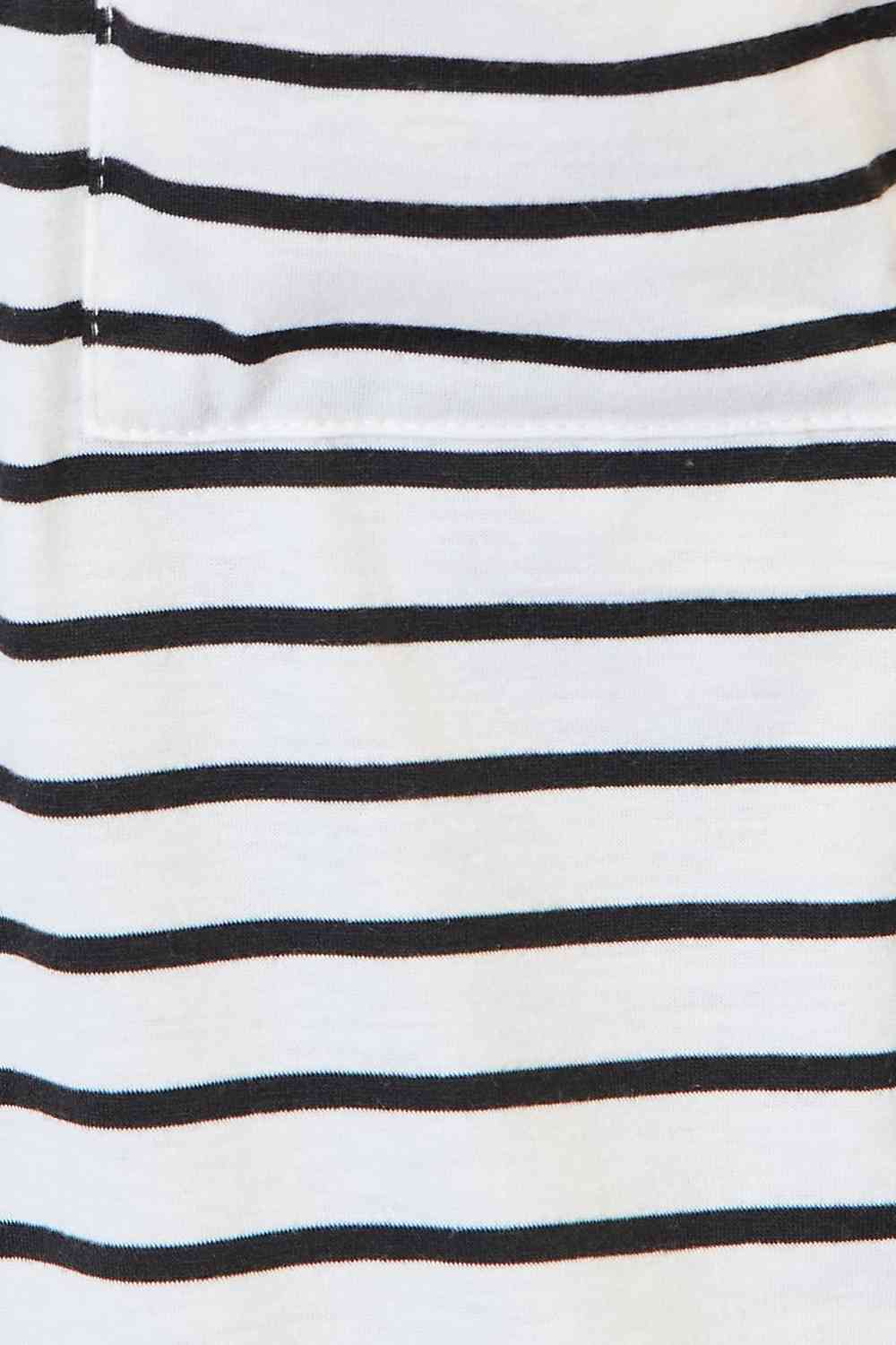 Striped Open Front Longline Cardigan - Women’s Clothing & Accessories - Shirts & Tops - 5 - 2024