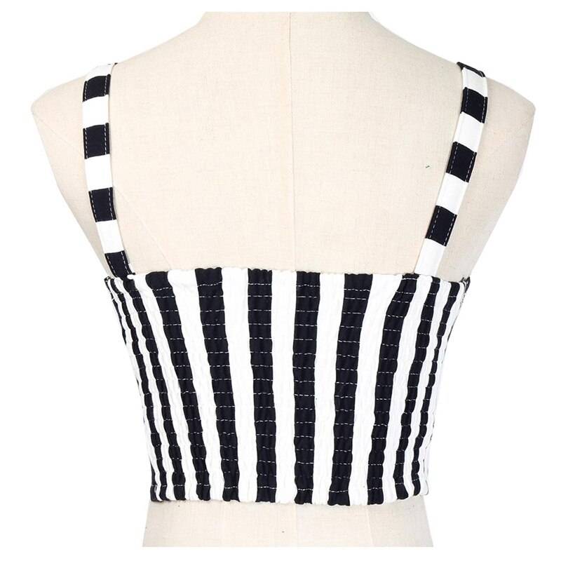 Striped Sleeveless Top - Women’s Clothing & Accessories - Shirts & Tops - 8 - 2024