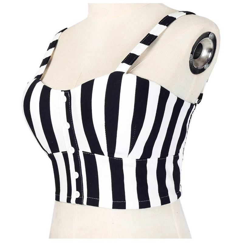 Striped Sleeveless Top - Women’s Clothing & Accessories - Shirts & Tops - 7 - 2024