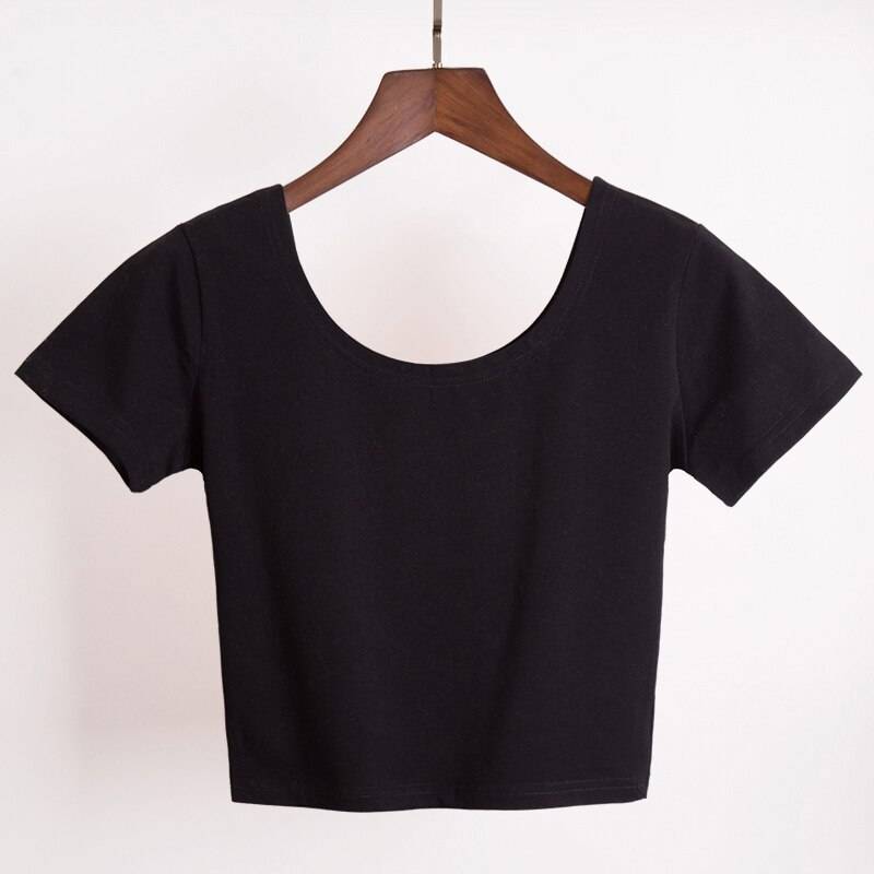Women’s Summer Crop Top - Black / S - Women’s Clothing & Accessories - Shirts & Tops - 32 - 2024