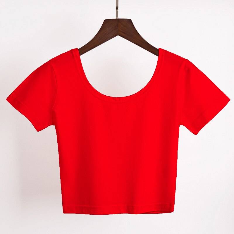 Women’s Summer Crop Top - Red / S - Women’s Clothing & Accessories - Shirts & Tops - 37 - 2024
