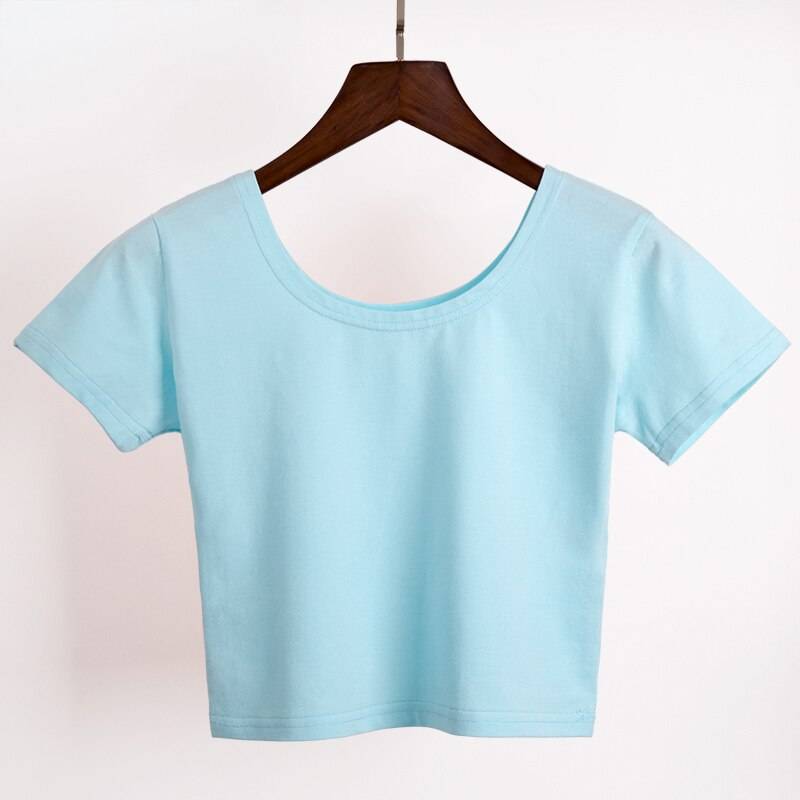 Women’s Summer Crop Top - Light Blue / S - Women’s Clothing & Accessories - Shirts & Tops - 29 - 2024