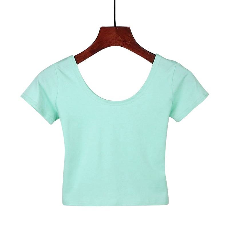 Women’s Summer Crop Top - Green / S - Women’s Clothing & Accessories - Shirts & Tops - 26 - 2024