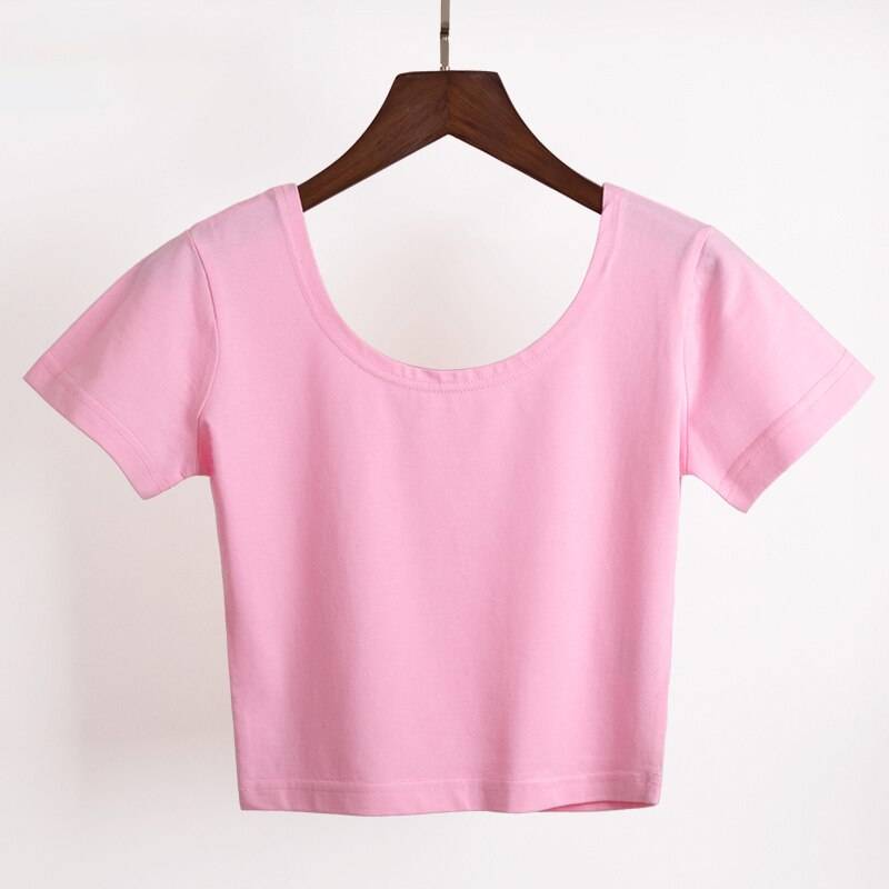 Women’s Summer Crop Top - Pink / S - Women’s Clothing & Accessories - Shirts & Tops - 36 - 2024
