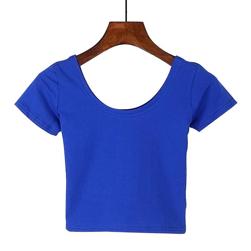Women’s Summer Crop Top - Dark Blue / S - Women’s Clothing & Accessories - Shirts & Tops - 25 - 2024