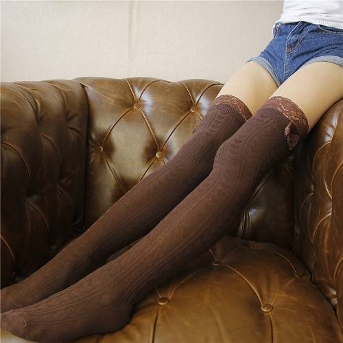 Sweet Sexy Lace Stockings - Brown - Women’s Clothing & Accessories - Clothing - 10 - 2024
