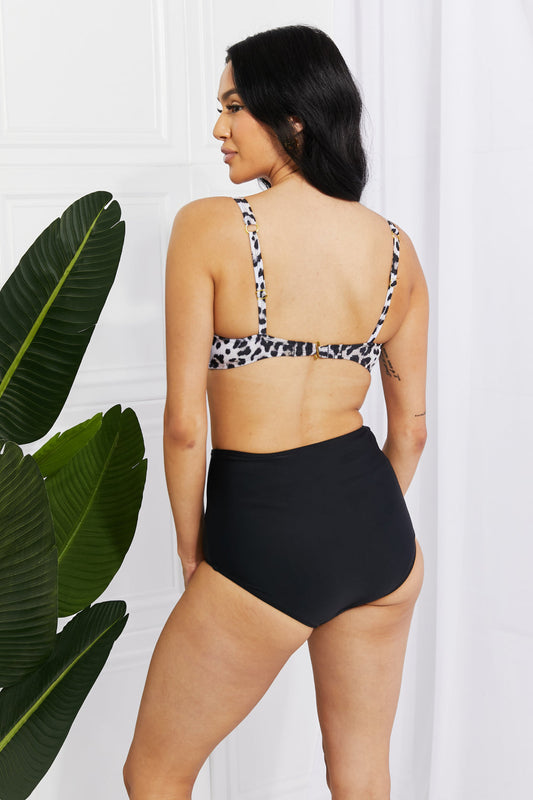 Take A Dip Twist High-Rise Bikini in Leopard - Women’s Clothing & Accessories - Swimwear - 2 - 2024