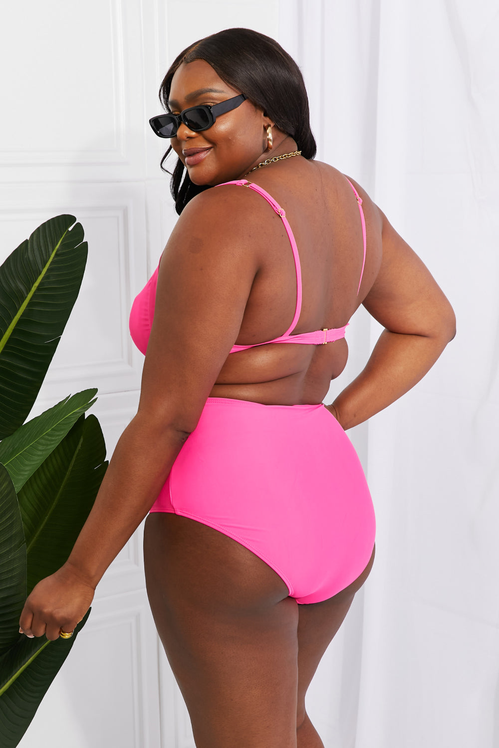 Take A Dip Twist High-Rise Bikini in Pink - Women’s Clothing & Accessories - Swimwear - 8 - 2024