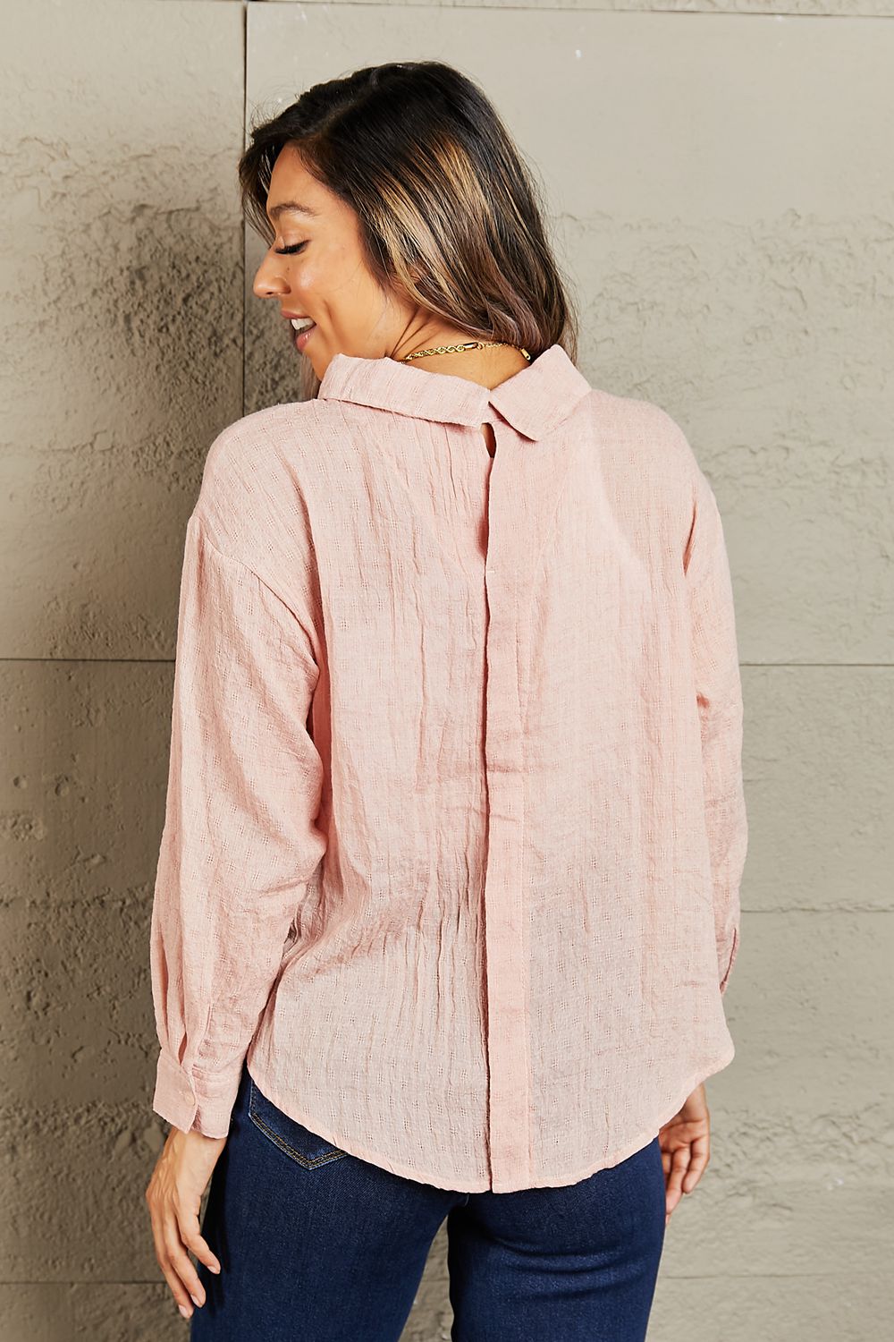 Take Me Out Lightweight Button Down Top - Women’s Clothing & Accessories - Shirts & Tops - 2 - 2024