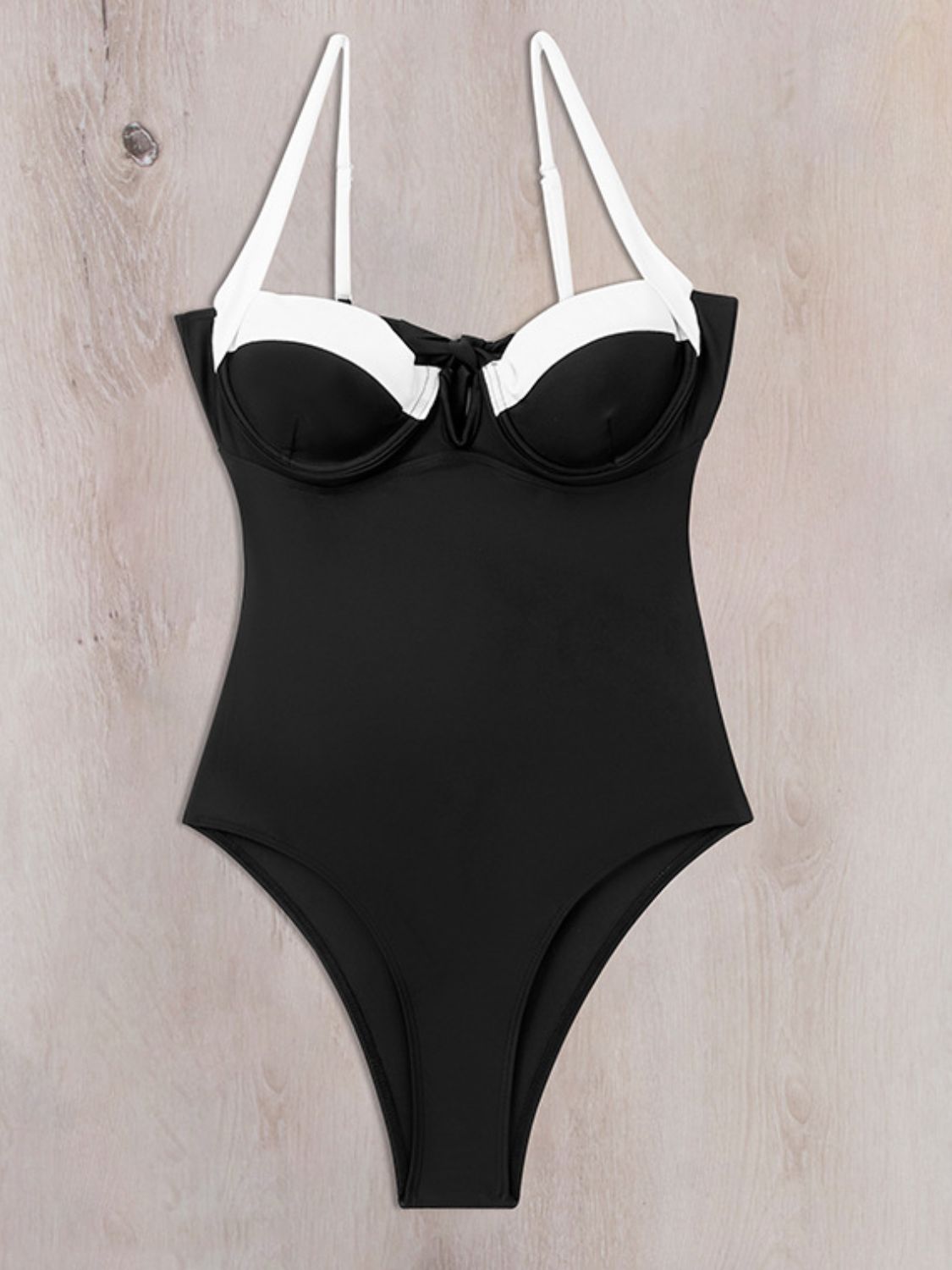Tied Adjustable Strap One-Piece Swimwear - Women’s Clothing & Accessories - Swimwear - 5 - 2024
