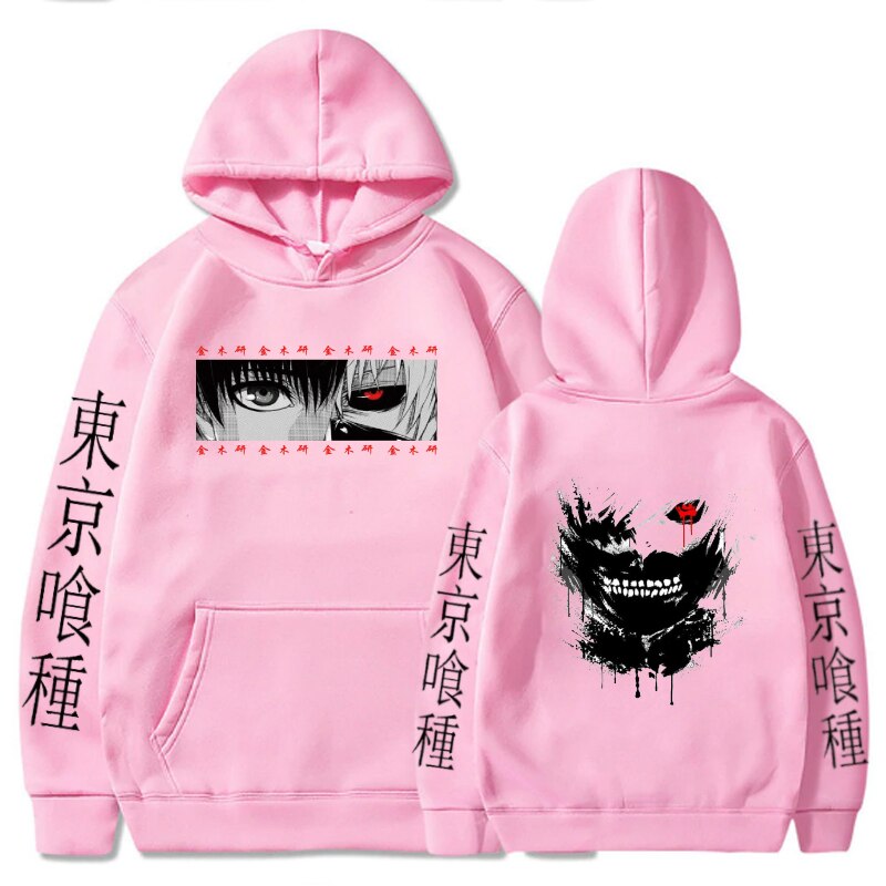 Tokyo Ghoul Hoodies - Multiple Styles - Pink / L - Women’s Clothing & Accessories - Shirts & Tops - 3 - 2024