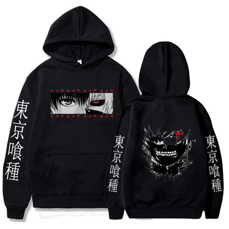 Tokyo Ghoul Hoodies - Multiple Styles - Black / L - Women’s Clothing & Accessories - Shirts & Tops - 13 - 2024