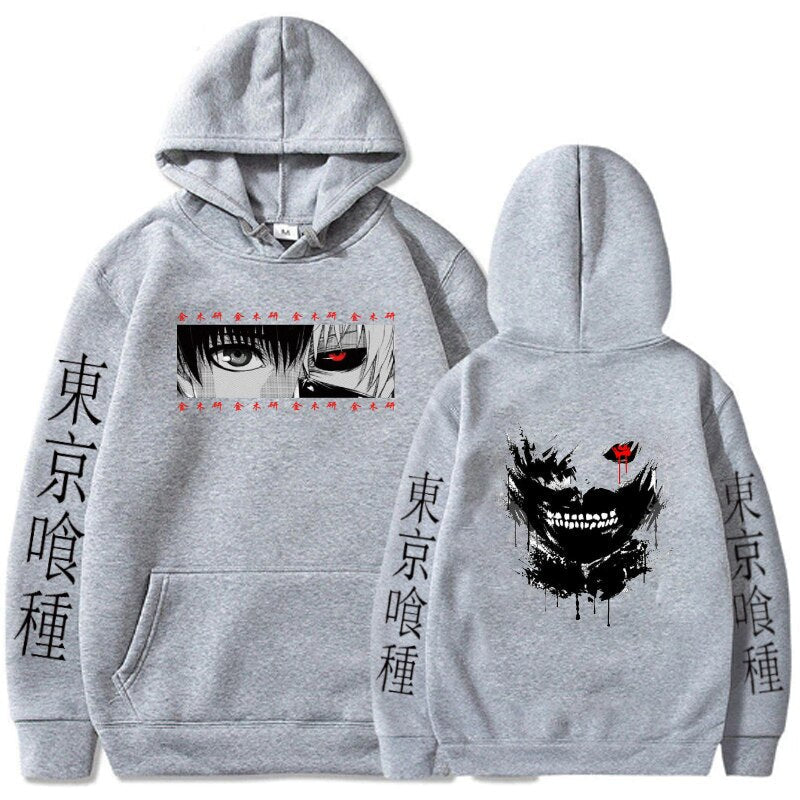 Tokyo Ghoul Hoodies - Multiple Styles - Gray / 4XL - Women’s Clothing & Accessories - Shirts & Tops - 4 - 2024