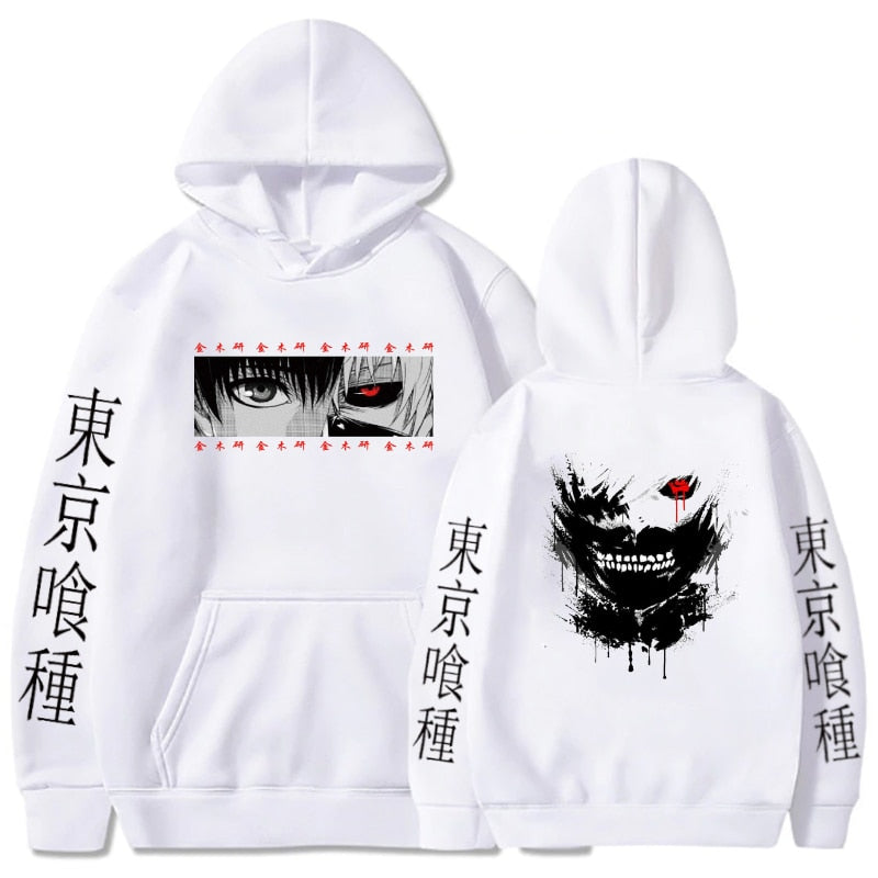 Tokyo Ghoul Hoodies - Multiple Styles - White / L - Women’s Clothing & Accessories - Shirts & Tops - 6 - 2024