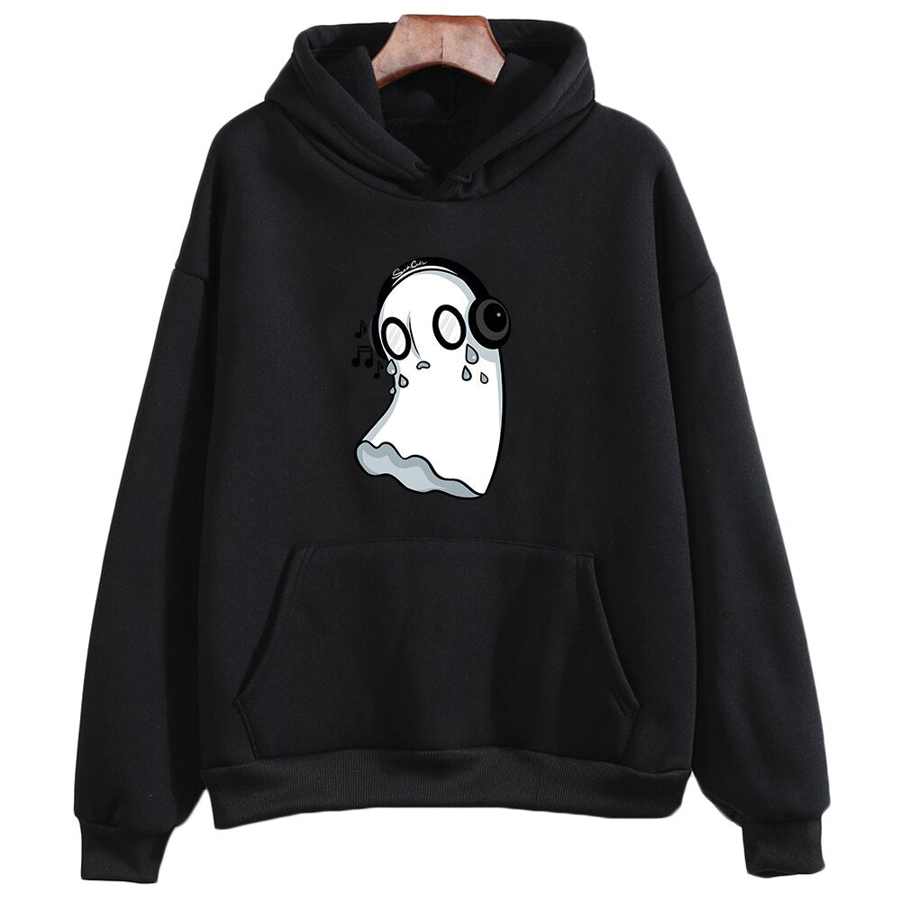 Undertale Napstablook Hoodies - Black / XS - Women’s Clothing & Accessories - Shirts & Tops - 12 - 2024