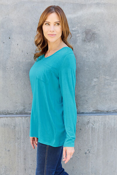 V-Neck Long Sleeve Top - Women’s Clothing & Accessories - Shirts & Tops - 26 - 2024