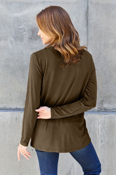 V-Neck Long Sleeve Top - Women’s Clothing & Accessories - Shirts & Tops - 2 - 2024