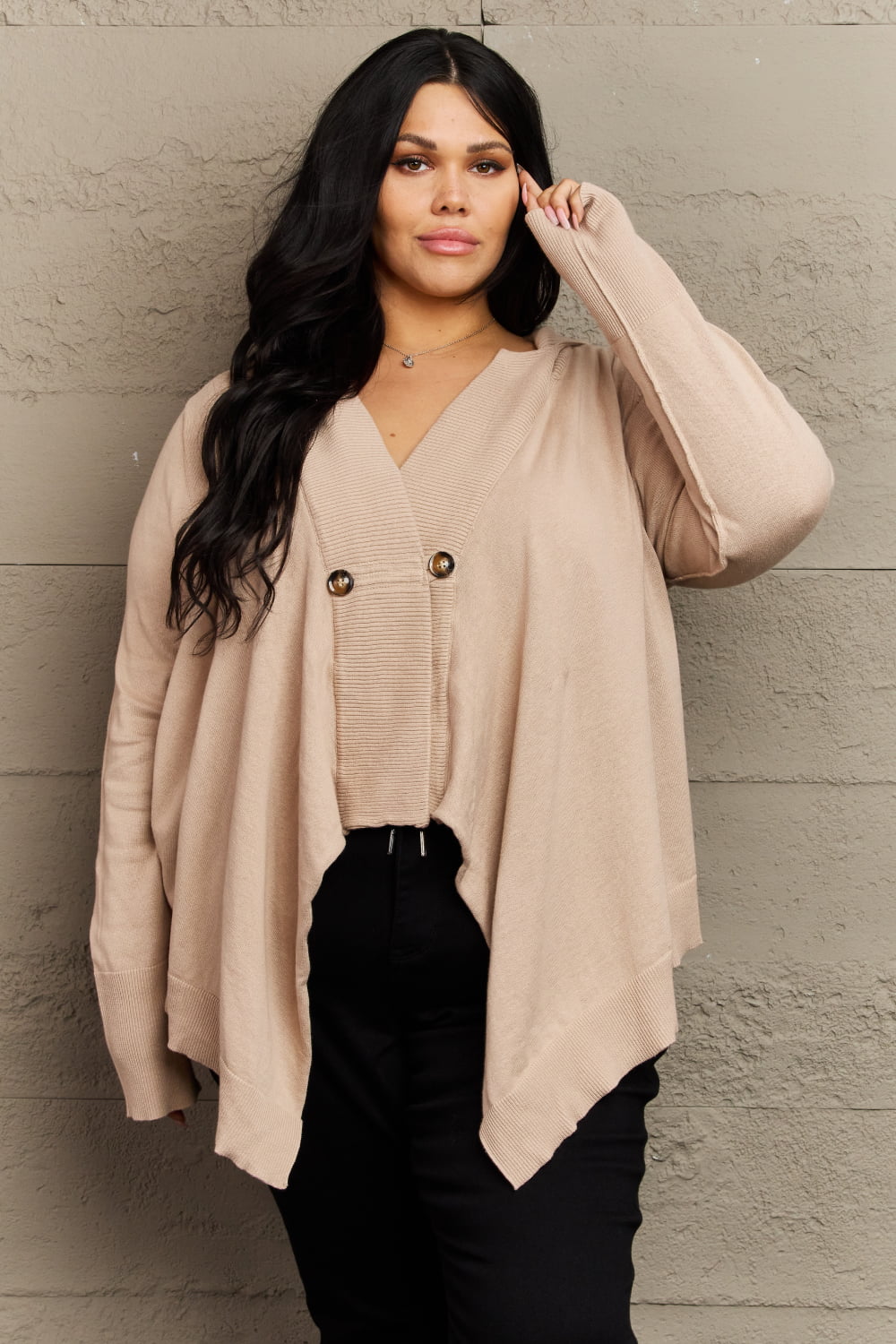Warm Me Up Full Size Hooded Cardigan - Women’s Clothing & Accessories - Shirts & Tops - 2 - 2024