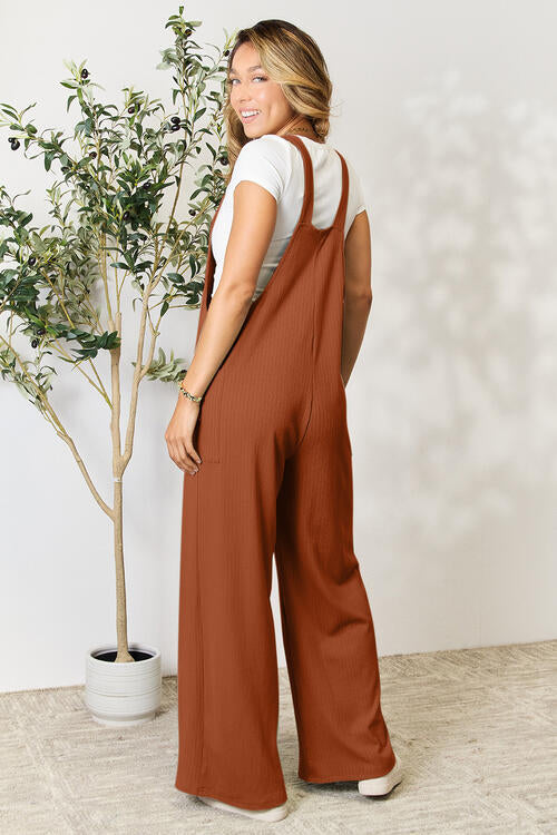 Wide Strap Overall with Pockets - Women’s Clothing & Accessories - Jumpsuits & Rompers - 15 - 2024