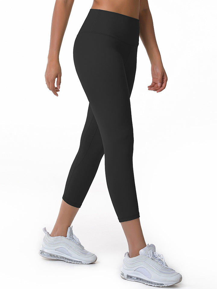 Wide Waistband Active Leggings - Black / S - Women’s Clothing & Accessories - Activewear - 6 - 2024