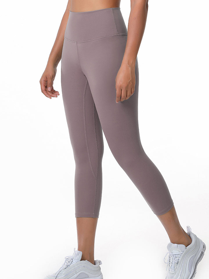 Wide Waistband Active Leggings - Purple / S - Women’s Clothing & Accessories - Activewear - 12 - 2024