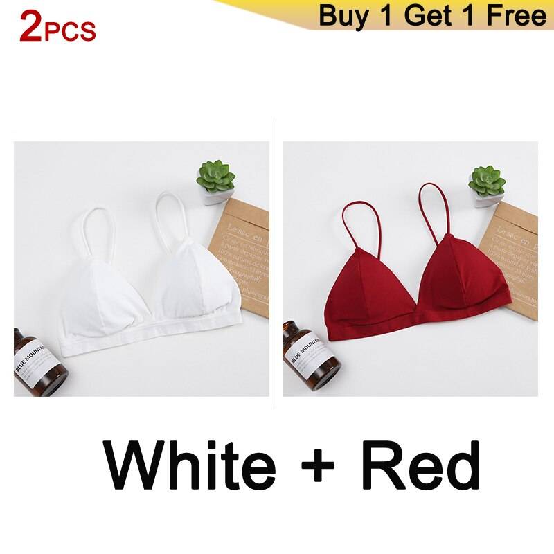 Wireless Soft Women’s Bra - White / Red / One Size / Nearest Warehouse - Women’s Clothing & Accessories - Bras - 20