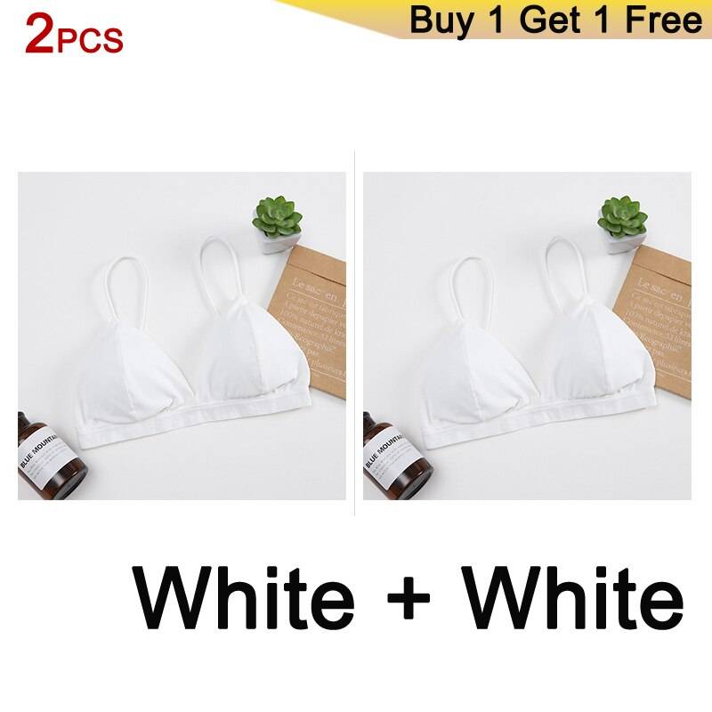 Wireless Soft Women’s Bra - 2pcs white / One Size / Nearest Warehouse - Women’s Clothing & Accessories - Bras - 23