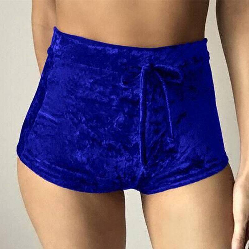 Women’s Dolphin Velvet Shorts - Blue / L - Bottoms - Shorts - 16 - 2024