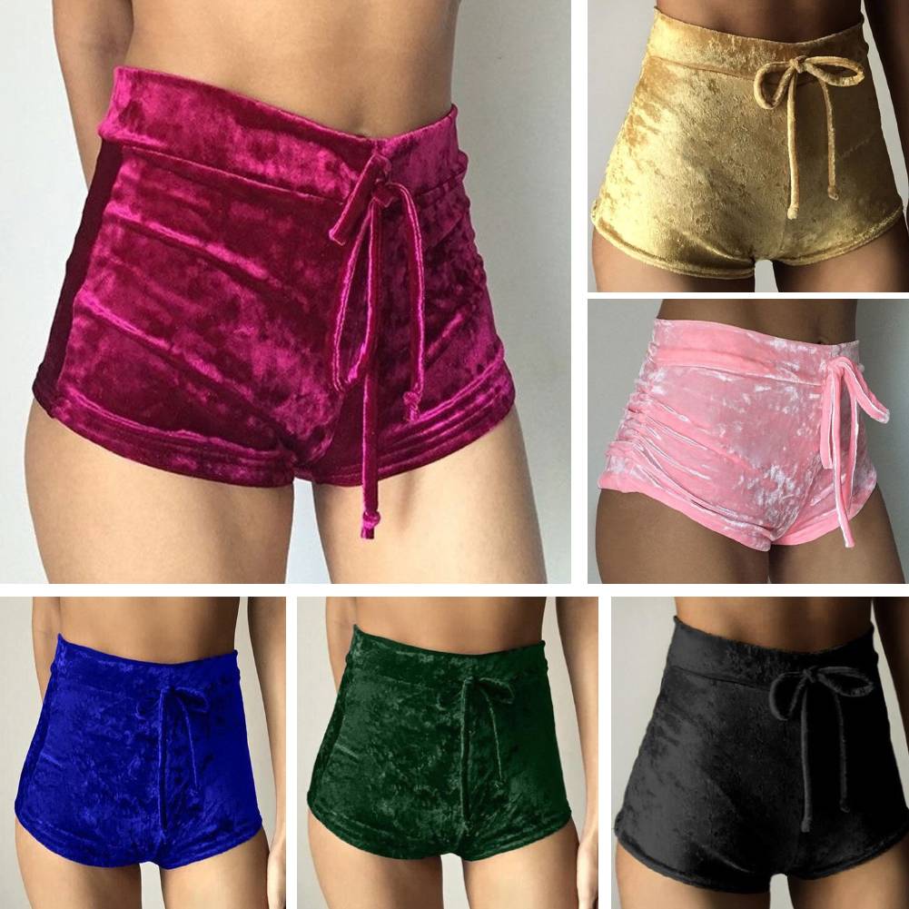 Women’s Dolphin Velvet Shorts - Bottoms - Shorts - 7 - 2024