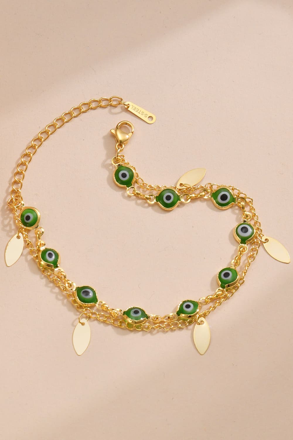 14K Gold Plated Lobster Closure Bracelet - Gold / One Size - Women’s Jewelry - Bracelets - 3 - 2024