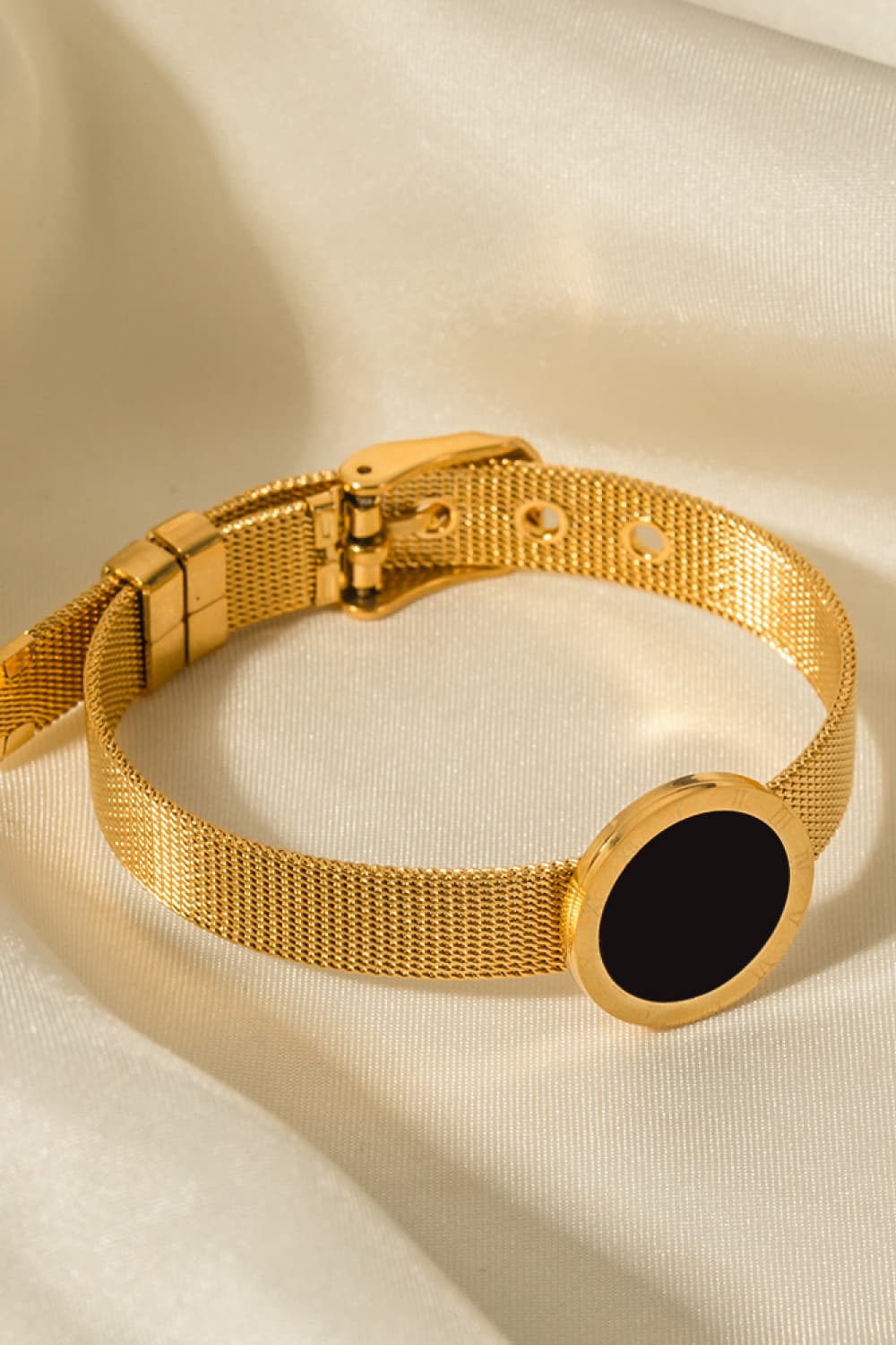 18K Gold-Plated Copper Wide Bracelet - Gold / One Size - Women’s Jewelry - Bracelets - 3 - 2024