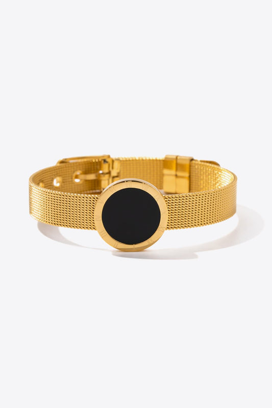 18K Gold-Plated Copper Wide Bracelet - Gold / One Size - Women’s Jewelry - Bracelets - 1 - 2024