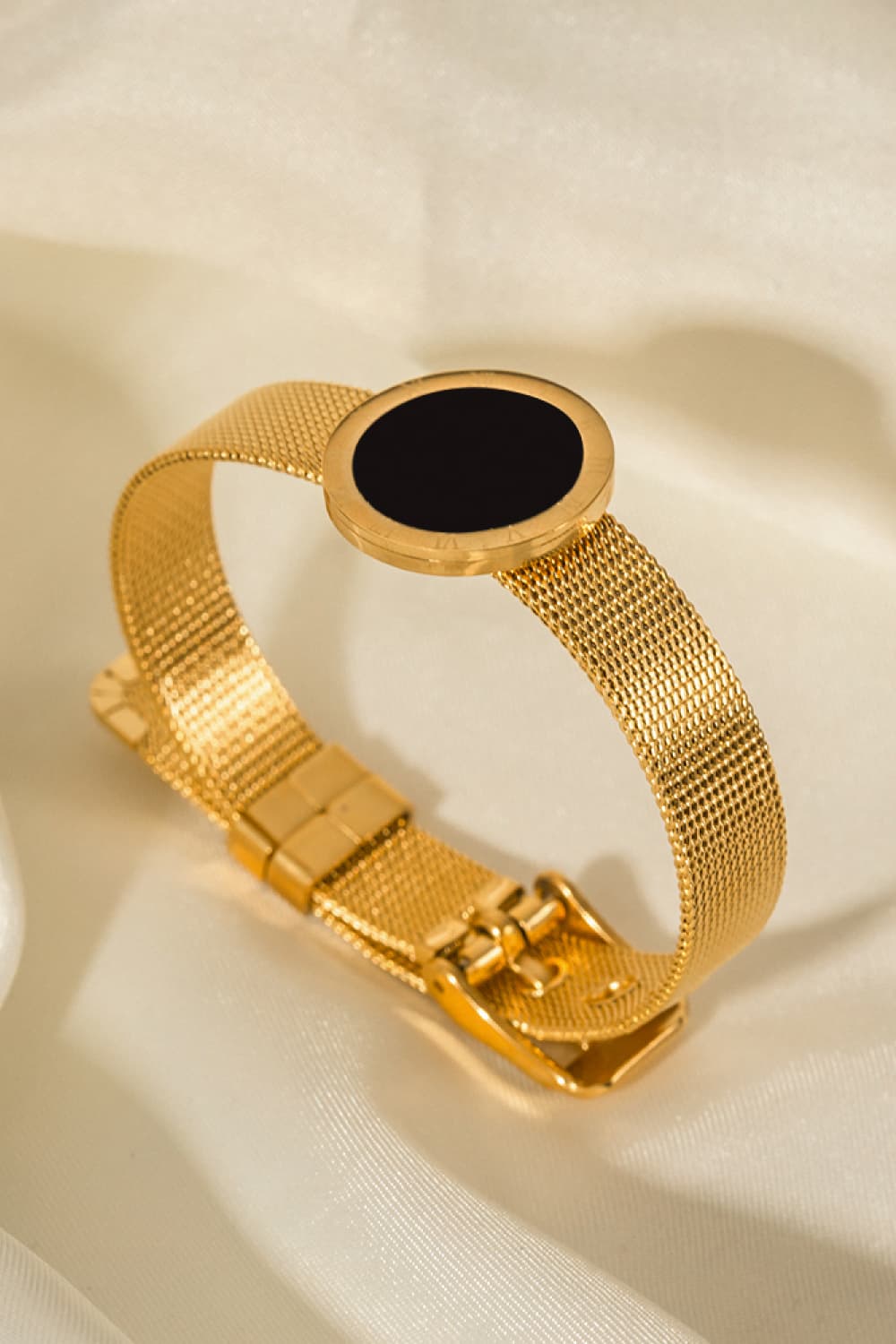 18K Gold-Plated Copper Wide Bracelet - Gold / One Size - Women’s Jewelry - Bracelets - 5 - 2024