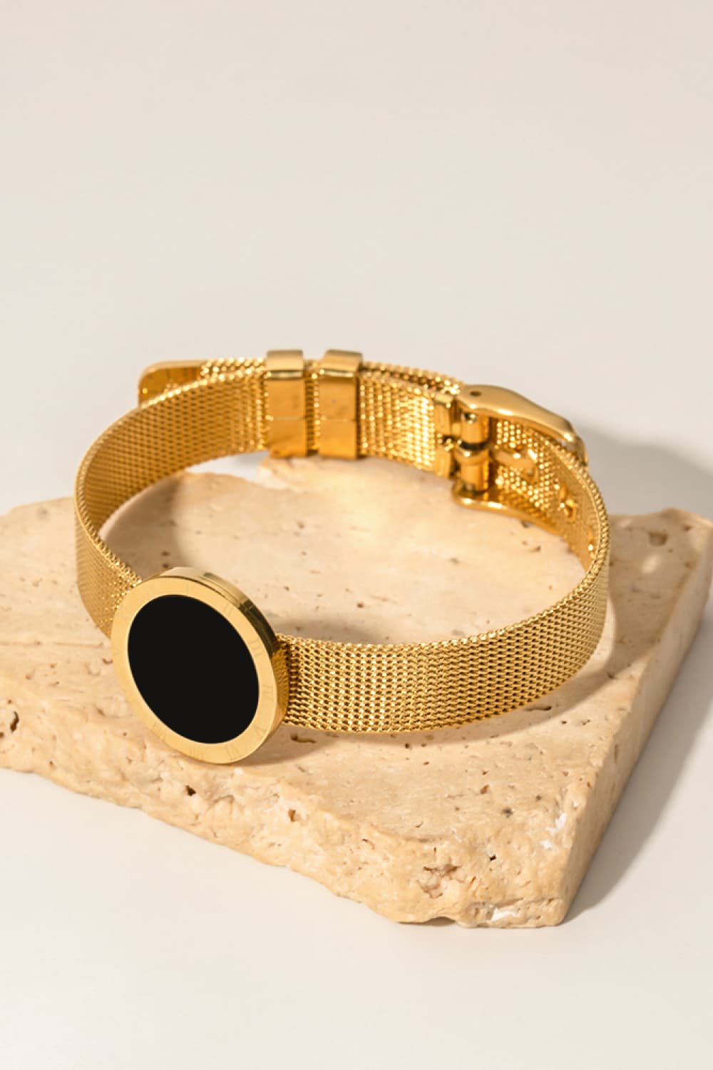 18K Gold-Plated Copper Wide Bracelet - Gold / One Size - Women’s Jewelry - Bracelets - 2 - 2024