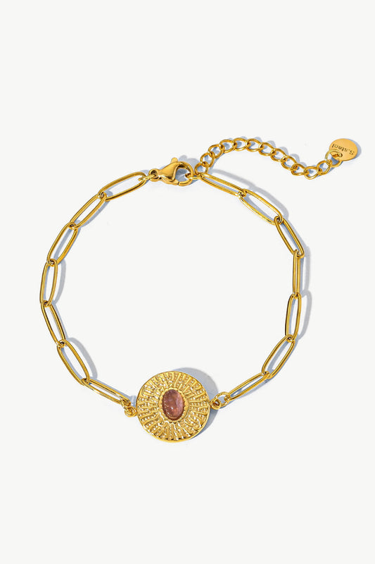 18K Gold Plated Paperclip Chain Bracelet - Gold / One Size - Women’s Jewelry - Bracelets - 1 - 2024