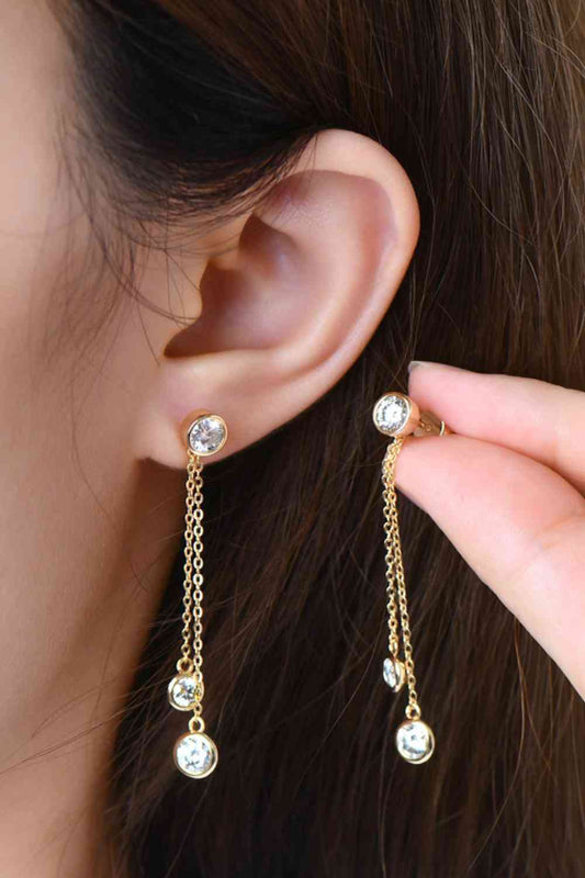 2.6 Carat Moissanite 925 Sterling Silver Earrings - Women’s Jewelry - Earrings - 2 - 2024