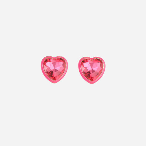 3-Piece Heart Butterfly Shape Earrings - Pink / One Size - Women’s Jewelry - Earrings - 2 - 2024