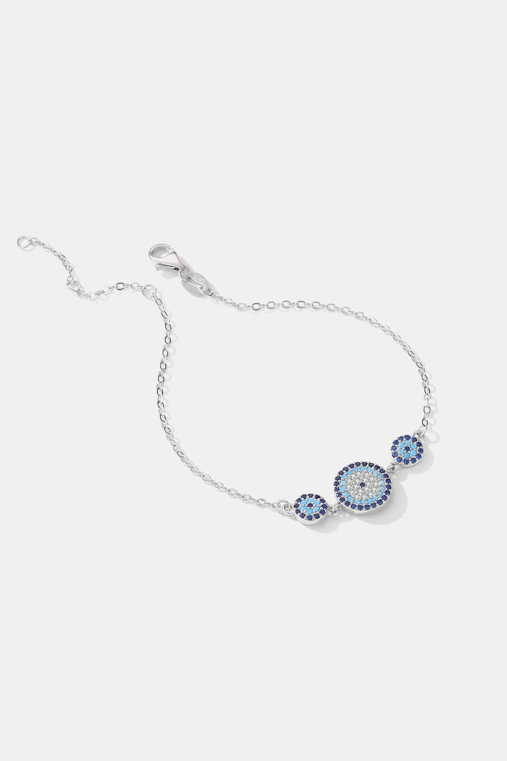 925 Sterling Silver Artificial Turquoise Bracelet - Women’s Jewelry - Bracelets - 3 - 2024