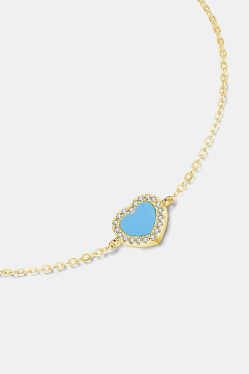 925 Sterling Silver Heart Shape Spring Ring Closure Bracelets - Women’s Jewelry - Bracelets - 3 - 2024