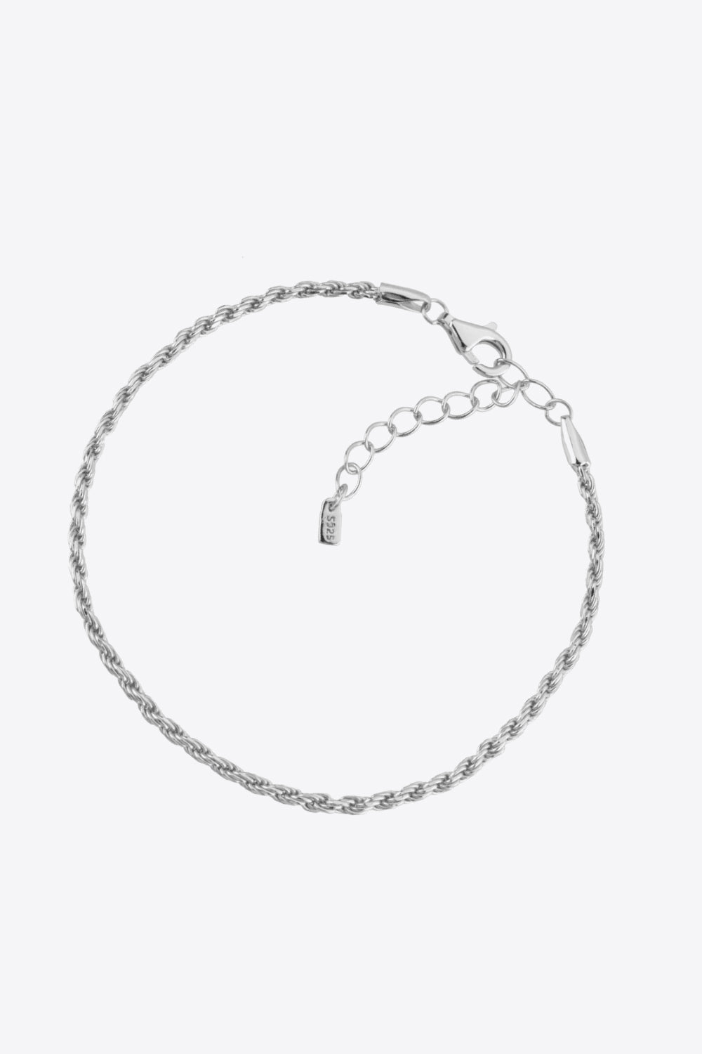 925 Sterling Silver Twisted Bracelet - Women’s Jewelry - Bracelets - 2 - 2024