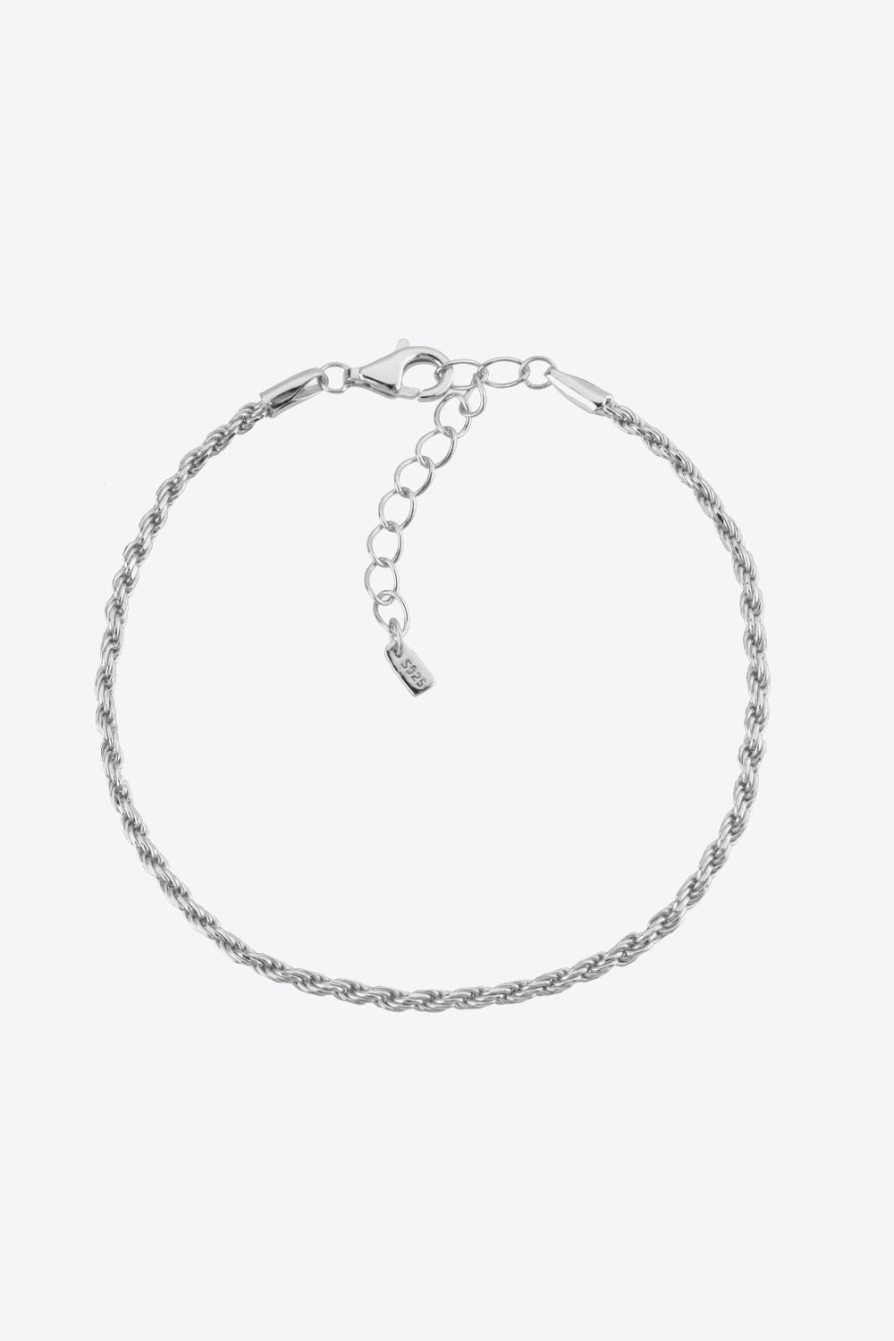 925 Sterling Silver Twisted Bracelet - Silver / One Size - Women’s Jewelry - Bracelets - 1 - 2024