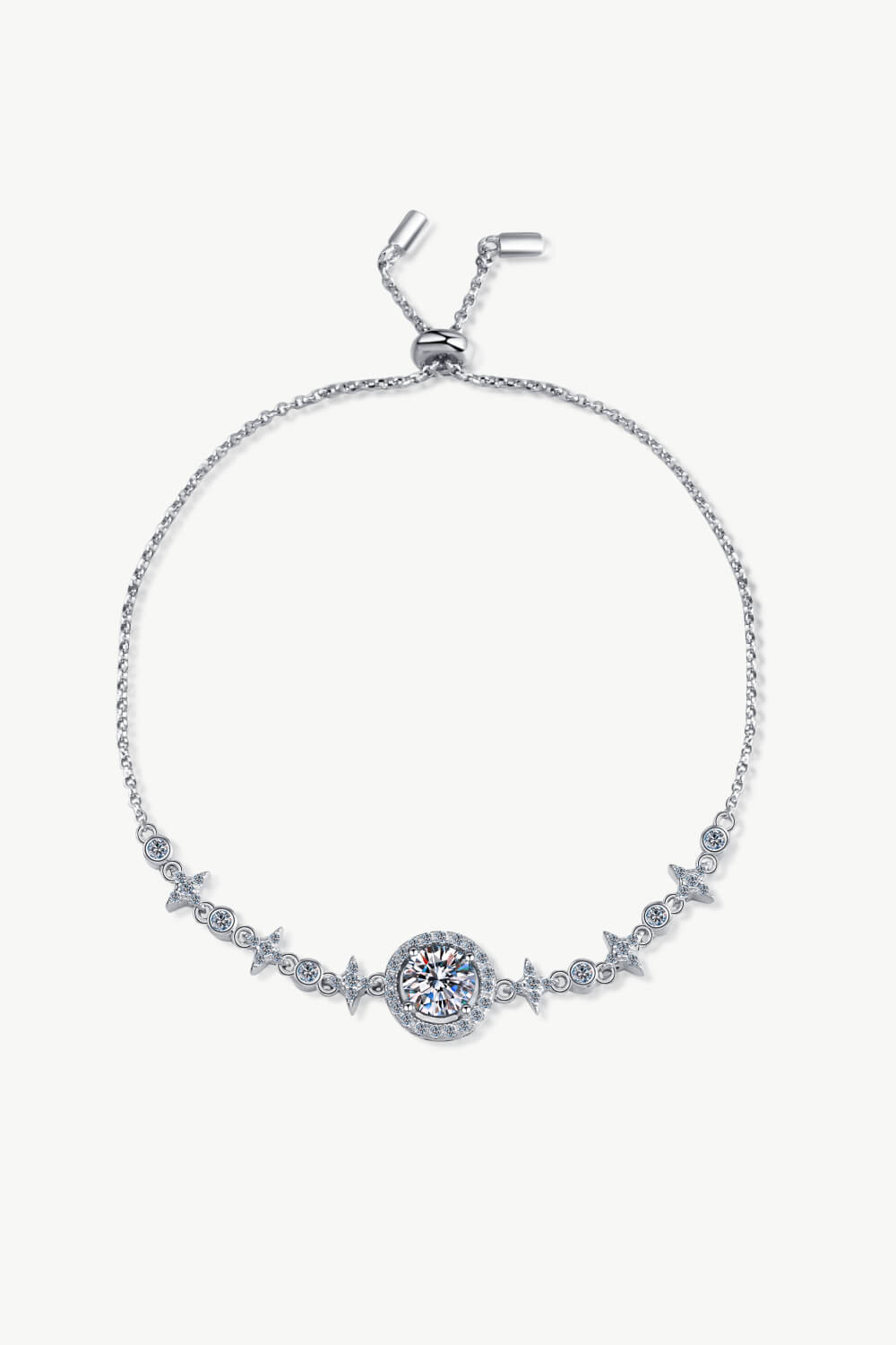 Adored Show You The Way Moissanite Bracelet - Silver / One Size - Women’s Jewelry - Bracelets - 3 - 2024